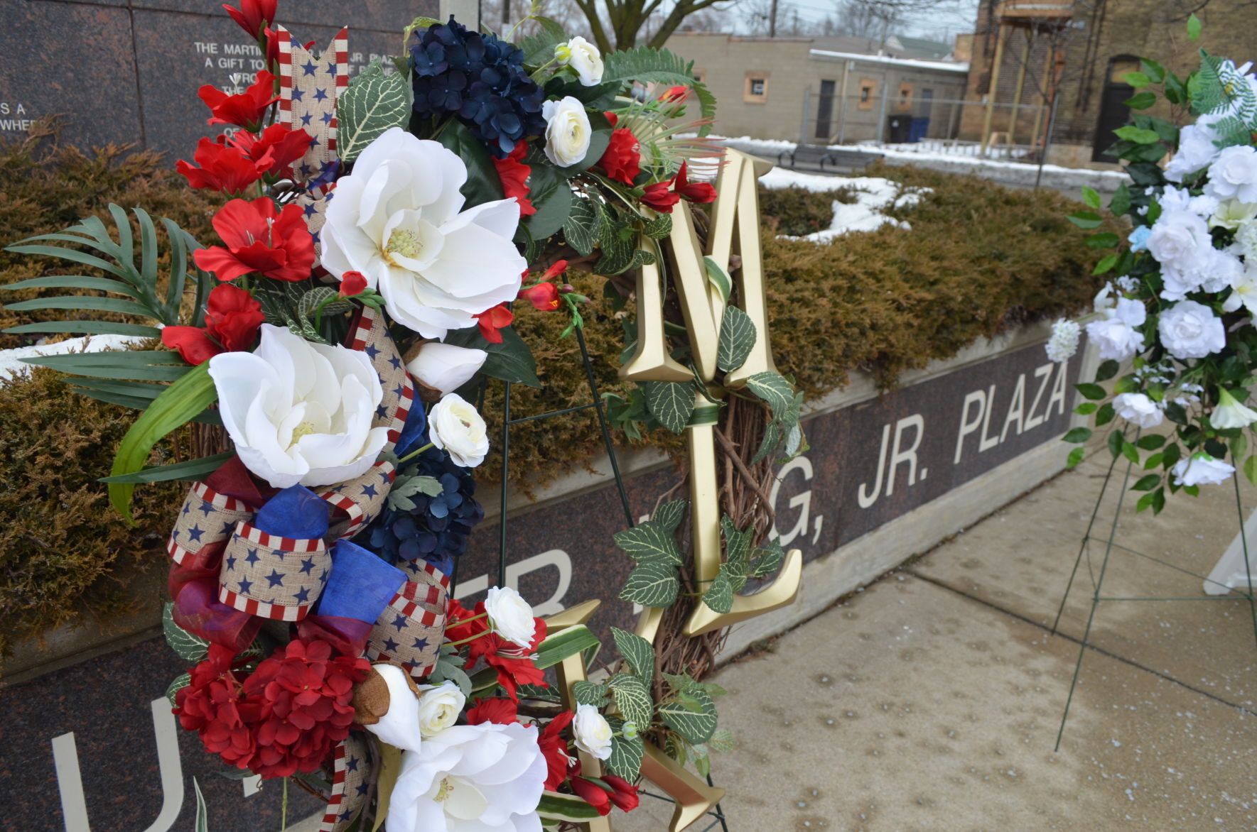 Close-up of wreath